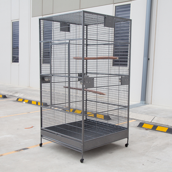 XXL Large Bird Flight Cage Parrot Aviary H80xW40xD40 eBay