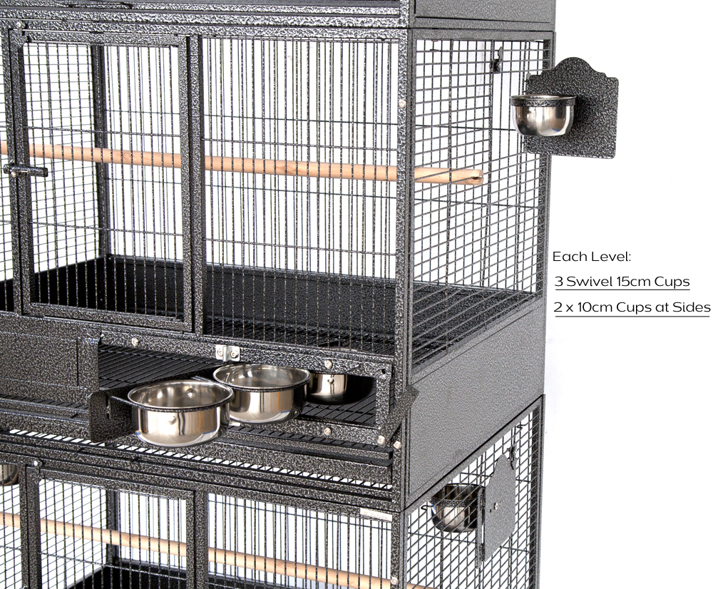 Triple Stackers Breeding Bird Parrot Cage Aviary 2M 636160186911 eBay