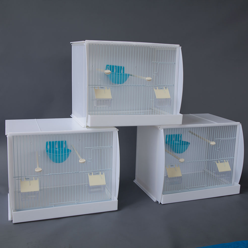 Lot of 3 Stackable Canary Finch Breeding Bird Cage with Nest Pan eBay