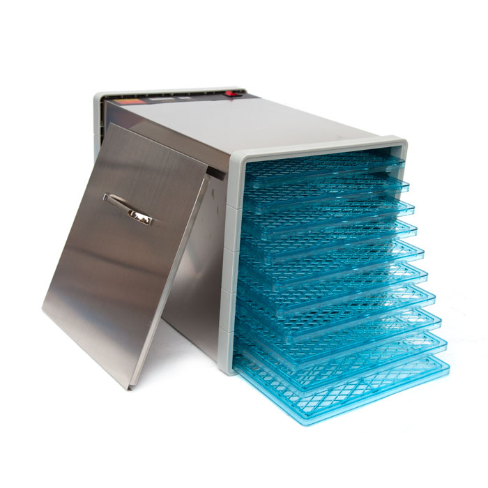 10 Tray Stainless Steel Food Fruit Dehydrator with Plastic Trays eBay