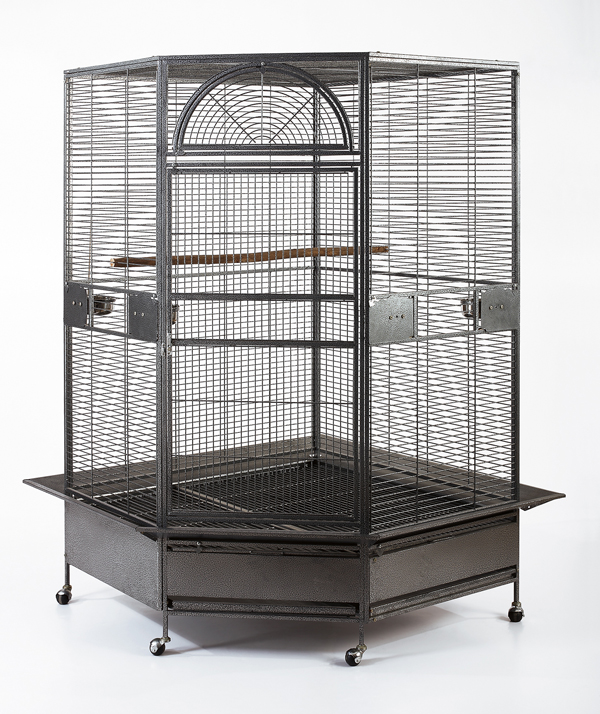 XL Parrot Escape Jumbo Corner Bird Aviary Cage H73